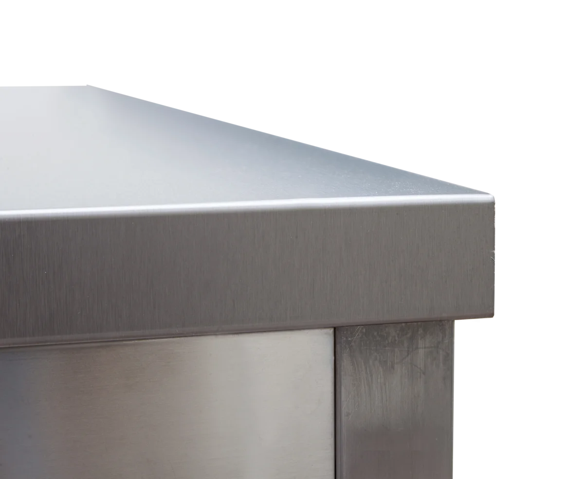 Edelstahl Arbeitstisch Profi 1000 x 700 mm - mit Grundboden