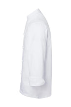 Herrenkochjacke Basic, Kugelknöpfe, weiß, Größe: L