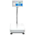 AE Adam Bodenwaage mit Hochanzeige und Einbaudrucker für Etiketten oder Barcodes 300 kg / Lesbarkeit 20 g