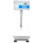 AE Adam Bodenwaage mit Hochanzeige und Einbaudrucker für Etiketten oder Barcodes 32 kg / Lesbarkeit 1 g