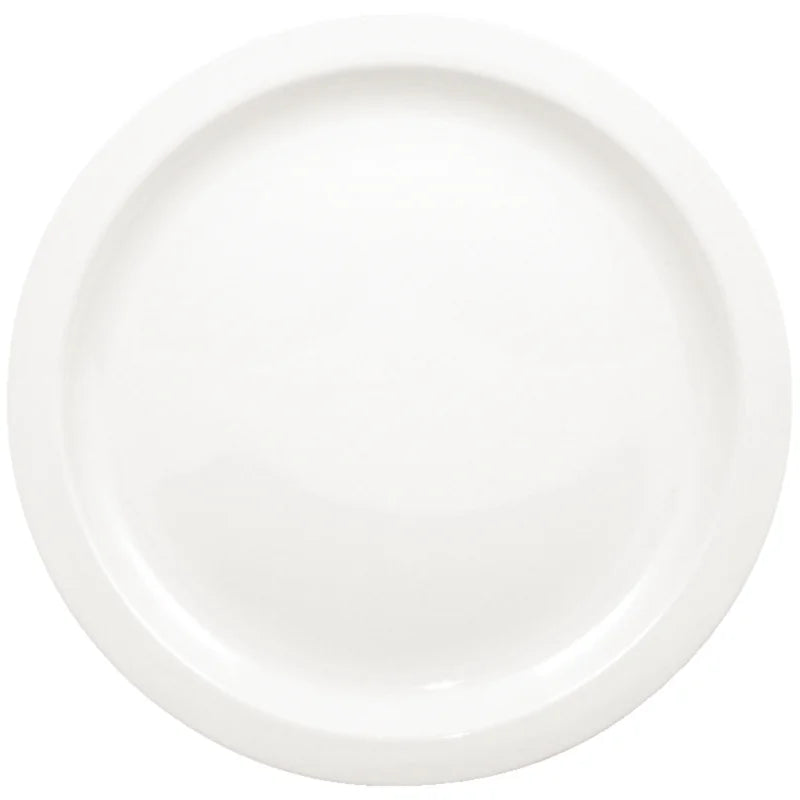 Olympia Whiteware Teller mit schmaler Fahne 25cm - 12 Stk.