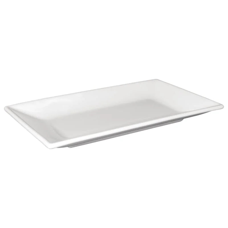 Olympia Whiteware rechteckige Servierteller 200 x 130 mm - 6 Stk.