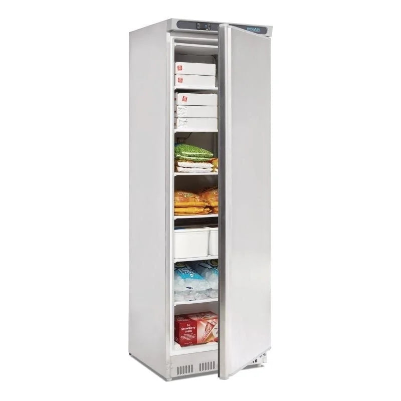 Lagertiefkühlschrank Polar 365 Edelstahl