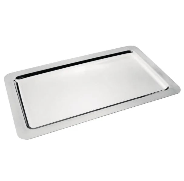 Olympia rechteckiges Speisetablett Edelstahl GN1/1