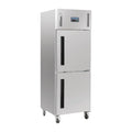 Polar Serie G Gefrierschrank Edelstahl mit 2 Türen 600L