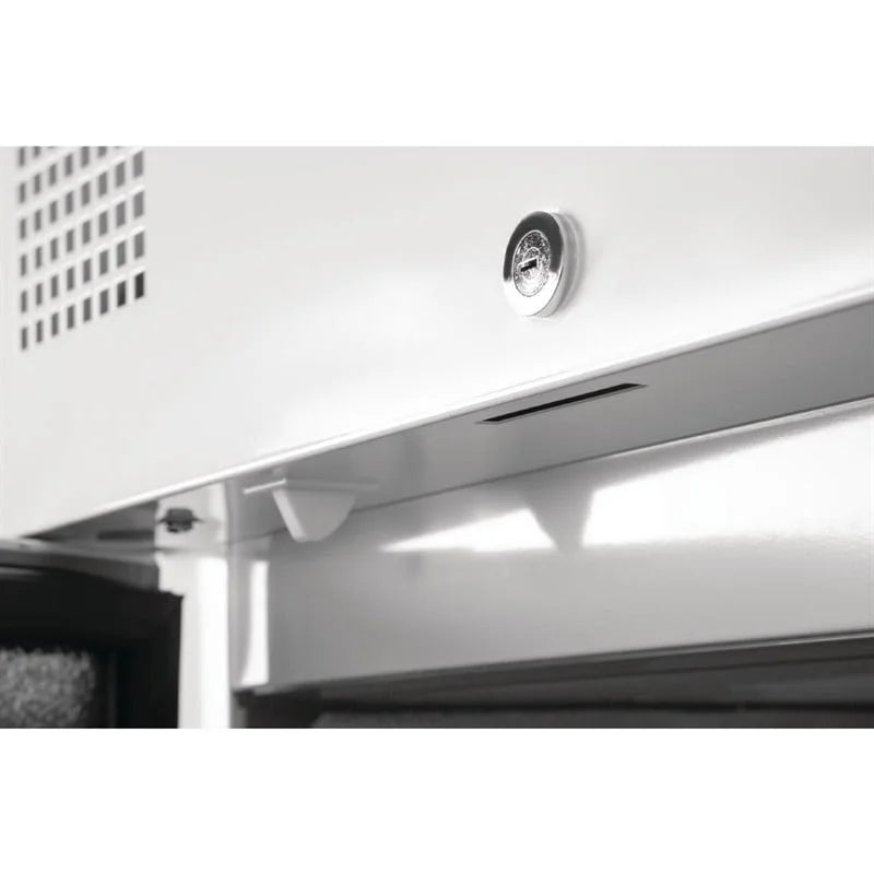 Polar Serie G Gefrierschrank Edelstahl mit 2 Türen 600L