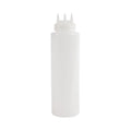 Vogue transparente Quetschflasche mit 3 Spritzdüsen 1L