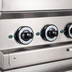 Elektroherd Serie 700 - 70/70  mit Elektrobackofen, Umluft - 4 quadratische, abgesenkte Kochfelder - 12,6 kW