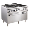 Elektroherd Serie 700 - 110/70 mit Elektrobackofen - 6 quadratische Kochfelder - 20,9 kW