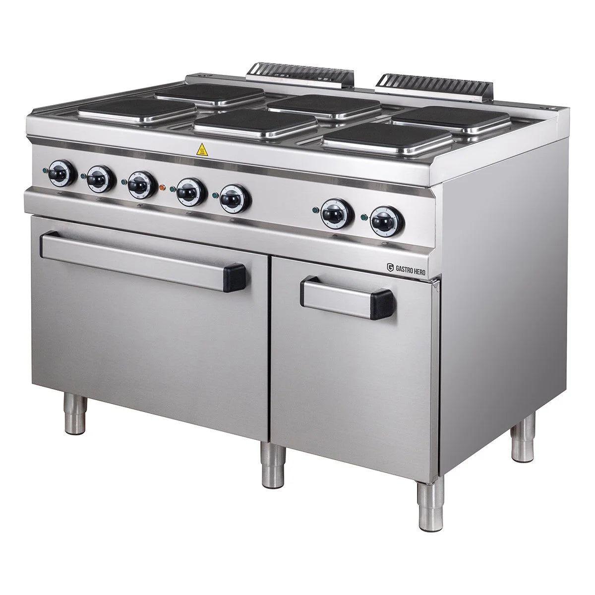 Elektroherd Serie 700 - 110/70 mit Elektrobackofen - 6 quadratische Kochfelder - 20,9 kW