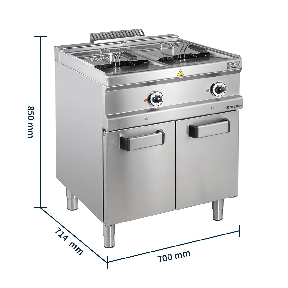 Elektrofritteuse Serie 700 - 70/70 - 13+13 Liter