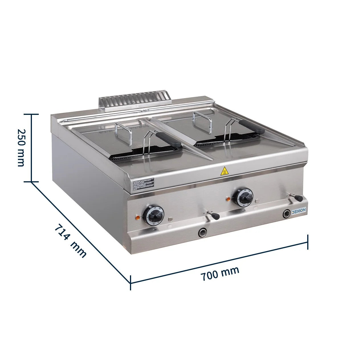Elektrofritteuse Serie 700 - 70/70 - 12+12 Liter - Tischgerät