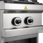 Gasherd Serie 700 - 40/70 - 2 Kochstellen - 14 kW