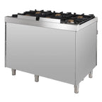 Gasherd Serie 700 - 110/70 mit Elektrobackofen - 6 Kochstellen - 42 kW