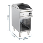 Gas-Lavasteingrill Serie 700 - 40/70