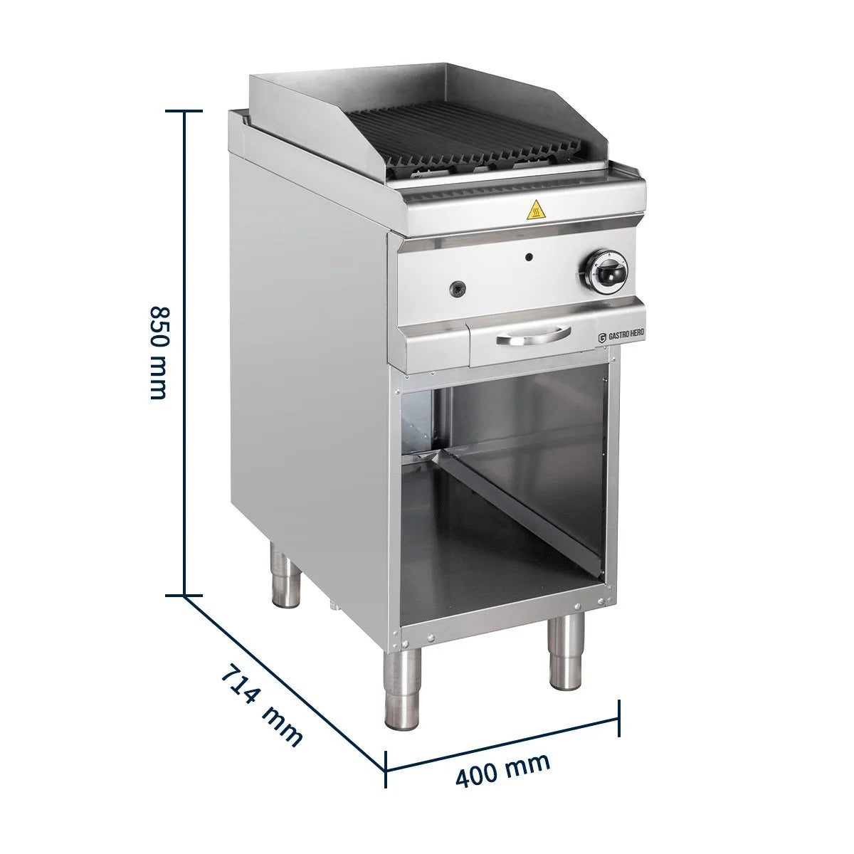 Gas-Lavasteingrill Serie 700 - 40/70