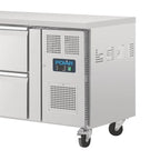 Polar Serie U GN-Kühltisch mit 8 Schubladen 616L