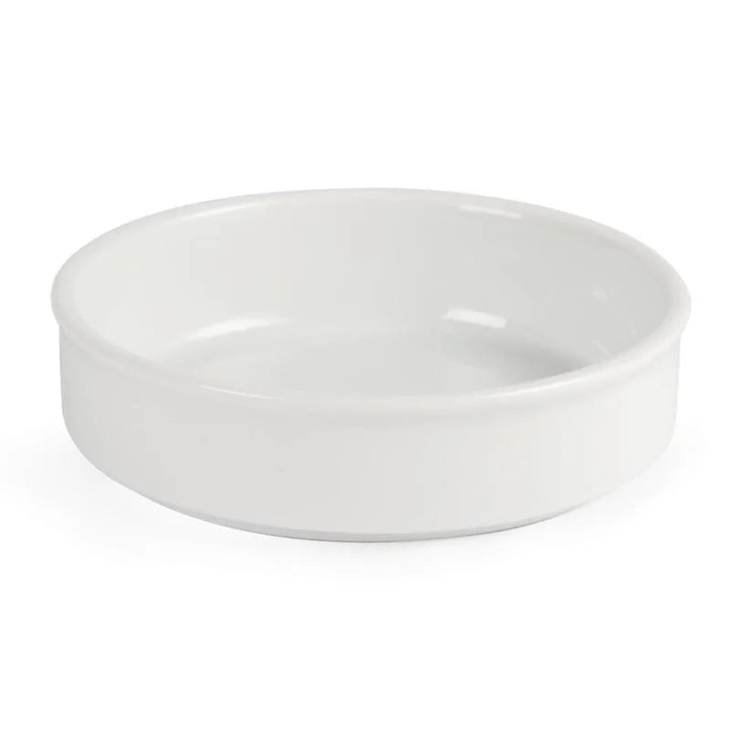 Olympia Whiteware stapelbare runde Schalen 134 mm - 6 Stk.