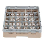 Cambro Gläserspülkorb beige mit 25 Fächern max Glashöhe 9,2cm