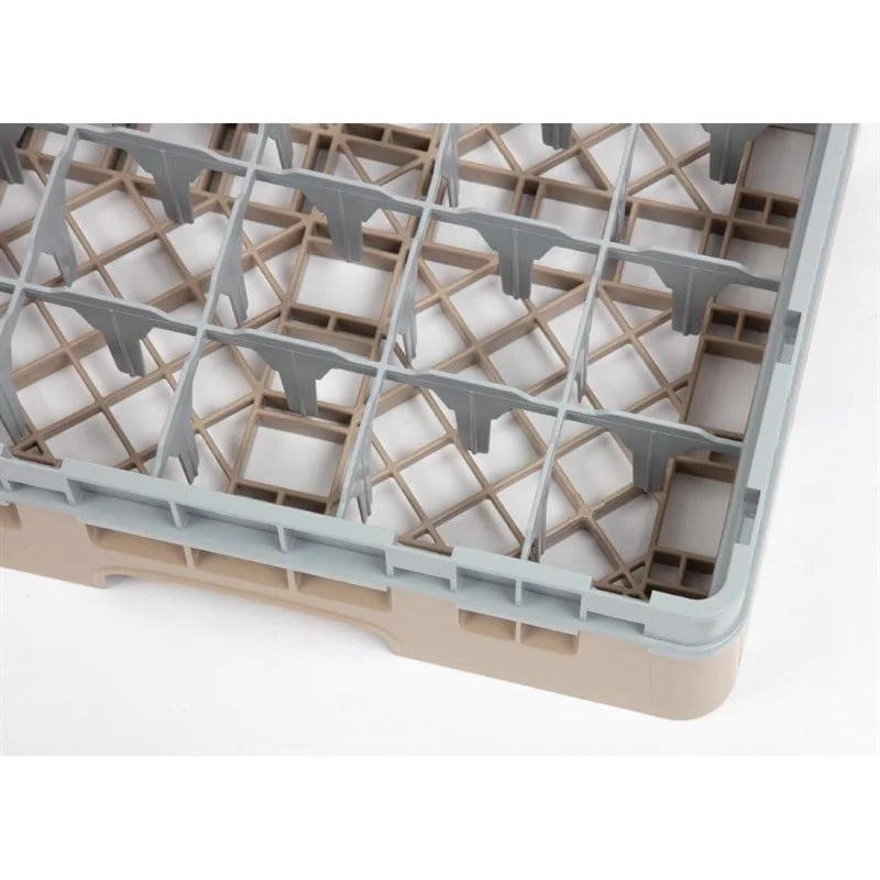 Cambro Gläserspülkorb beige mit 25 Fächern max Glashöhe 9,2cm