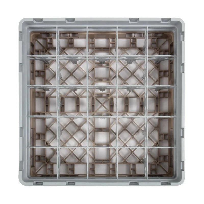 Cambro Gläserspülkorb beige mit 25 Fächern max Glashöhe 13,3cm