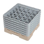 Cambro Gläserspülkorb beige mit 25 Fächern max Glashöhe 29,8cm