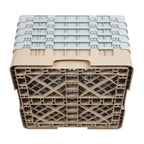 Cambro Gläserspülkorb beige mit 36 Fächern max Glashöhe 25,7cm