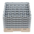 Cambro Gläserspülkorb beige mit 36 Fächern max Glashöhe 29,8cm