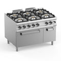 Gasherd  Serie 900 - 120/90 mit Gasbackofen - 6 Kochstellen - 61 kW