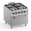 Gasherd  Serie 900 - 80/90 mit Elektrobackofen - 4 Kochstellen - 42 kW