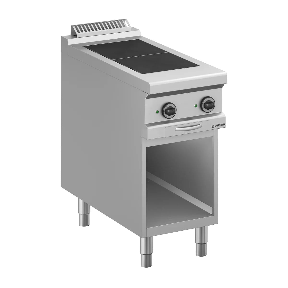 Elektroherd  Serie 900 - 40/90 - 2 quadratische, abgesenkte Kochfelder - 5 kW