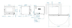 Tecnoeka Digitaler Elektro-Konvektionsofen 600 x 400 EN mit Dampf