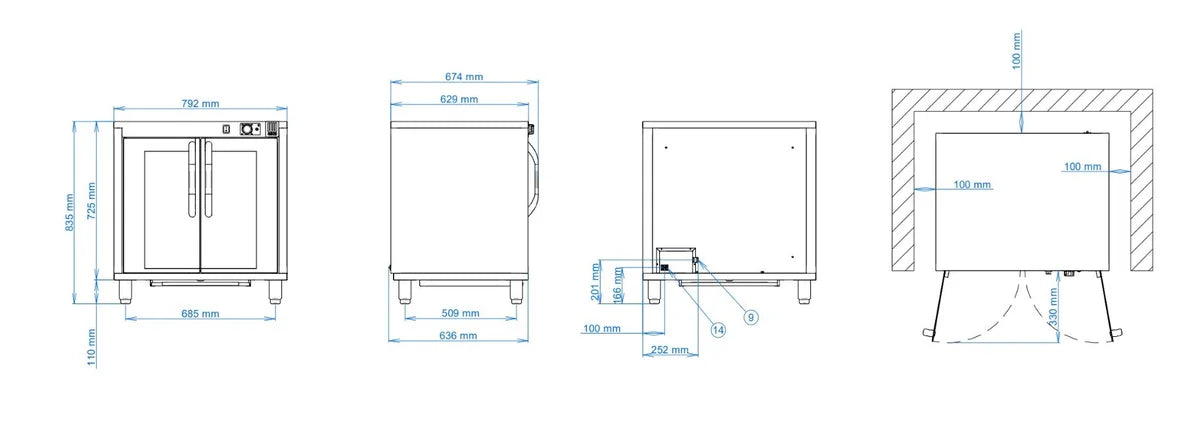 Tecnoeka Gärschrank EKL864