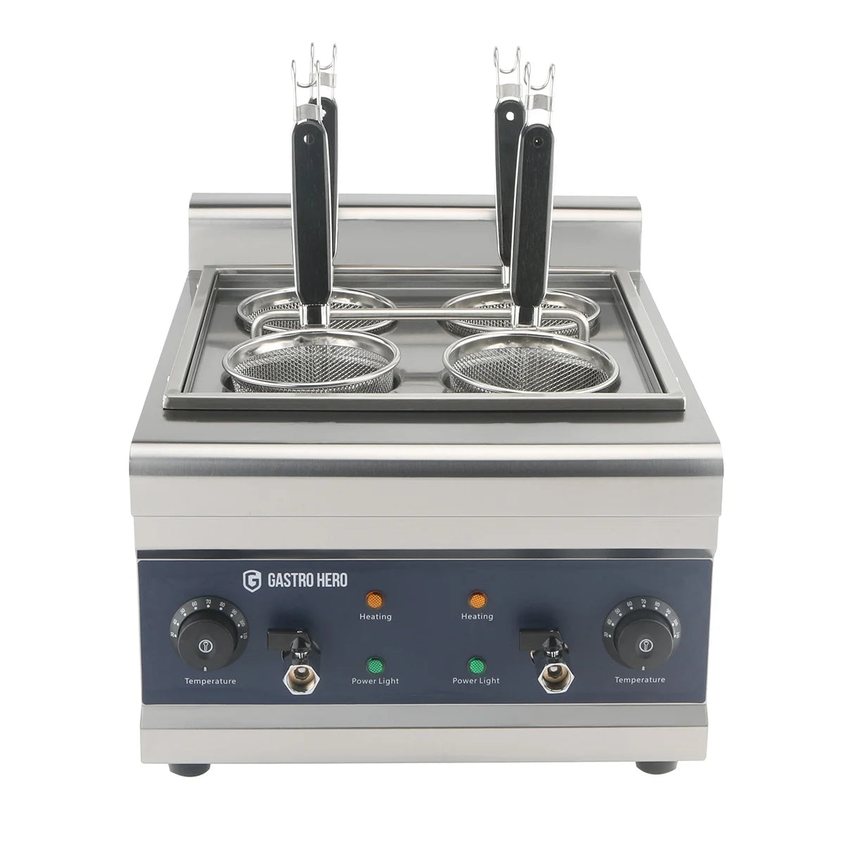 Elektrischer Nudelkocher - 4 Siebe - 16,5l