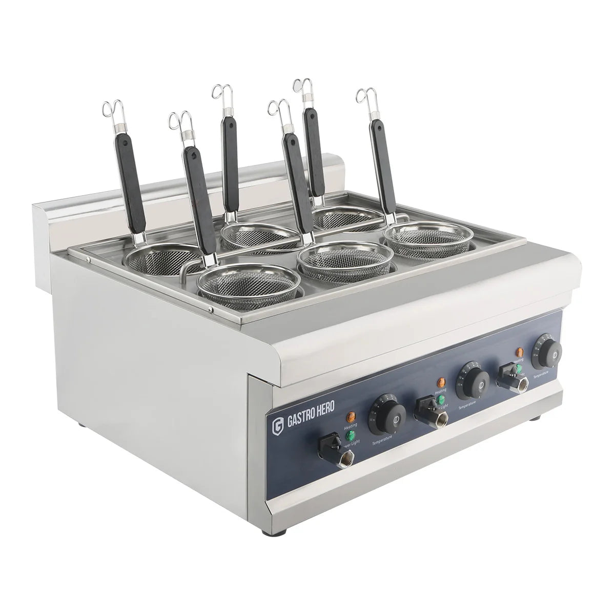 Elektrischer Nudelkocher - 6 Siebe - 24,75l