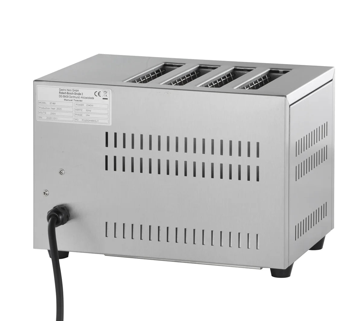 Toaster mit 4 Schlitzen