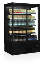 Tefcold Supermarkt Wandkühlregal Multideck EXTRA1250CD schwarz