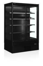 Tefcold Supermarkt Wandkühlregal Multideck EXTRA1250CD schwarz