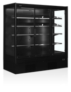 Tefcold Supermarkt Wandkühlregal Multideck EXTRA1875CD schwarz