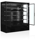 Tefcold Supermarkt Wandkühlregal Multideck EXTRA1875CD schwarz