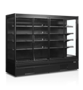 Tefcold Supermarkt Wandkühlregal Multideck EXTRA2500CD schwarz