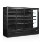 Tefcold Supermarkt Wandkühlregal Multideck EXTRA2500CD schwarz