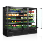 Tefcold Supermarkt Wandkühlregal Multideck EXTRA2500CD schwarz