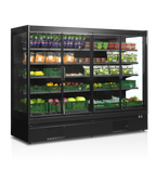 Tefcold Supermarkt Wandkühlregal Multideck EXTRA2500CD schwarz
