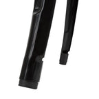 Bolero Bistro Bartisch mit Holzplatte schwarz