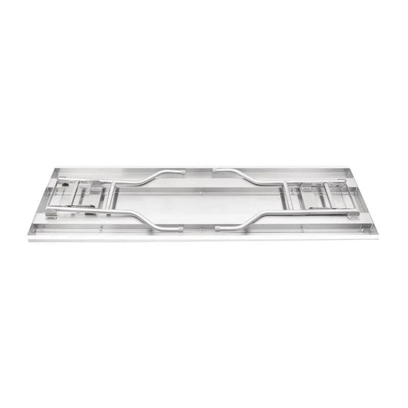 Vogue klappbarer Arbeitstisch aus Edelstahl 1830x610x780