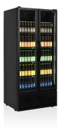 Tefcold Getränkekühlschrank FS890HBLACK schwarz