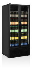 Tefcold Getränkekühlschrank FS890HBLACK schwarz