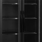 Tefcold Getränkekühlschrank FS890HBLACK schwarz