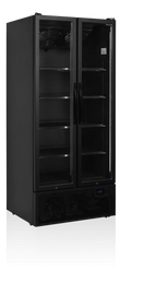 Tefcold Getränkekühlschrank FS890HBLACK schwarz
